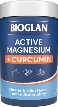 Bioglan+Active+Magnesium+%2B+Curcumin+120+Tablets%2A