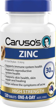 Caruso%26rsquo%3Bs+Zinc+30mg+120+Capsules%2A