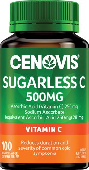 Cenovis+Sugarless+C+500mg+100+Tablets%2A