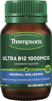 Thompson%26rsquo%3Bs+Ultra+B12+1000mcg+100+Tablets%2A