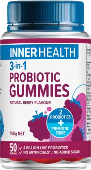 Inner+Health+Adults+3-in-1+Probiotic+50+Gummies%2A