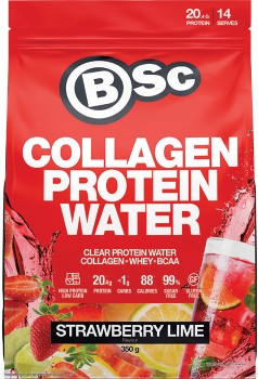 BSc+Collagen+Protein+Water+Strawberry+Lime+350g%2A