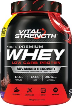 Vital+Strength+100%25+Premium+Whey+Chocolate+Blast+Flavour+2kg%2A