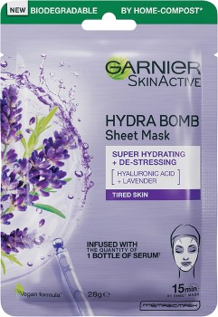 Garnier+Skin+Active+Hydra+Bomb+Tissue+Face+Mask+Lavender+1+each