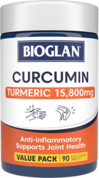 Bioglan+Curcumin+Turmeric+15%2C800mg+Value+Pack+90+Tablets