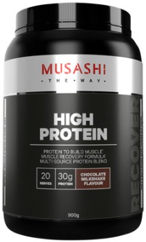 Musashi+High+Protein+Chocolate+Milkshake+Flavour+900g