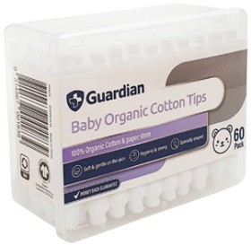 Guardian-Baby-Organic-Cotton-Tips-60-Pack on sale