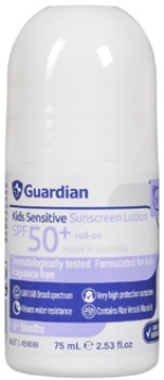 Guardian+Kids+Sensitive+Sunscreen+Lotion+SPF+50%2B+Roll-On+75mL