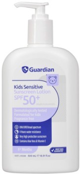 Guardian+Kids+Sensitive+Sunscreen+Lotion+SPF+50%2B+500mL