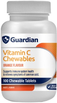 Guardian+Vitamin+C+Chewables+100+Tablets