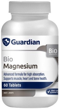 Guardian+Bio+Magnesium+60+Tablets