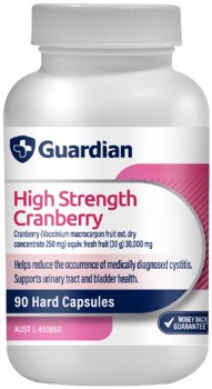 Guardian+High+Strength+Cranberry+90+Capsules