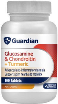 Guardian+Glucosamine+%26amp%3B+Chondroitin+%2B+Turmeric+100+Tablets