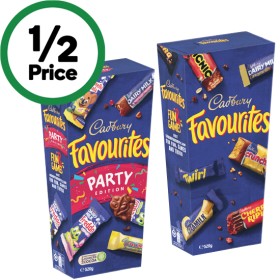 Cadbury-Favourites-520g on sale