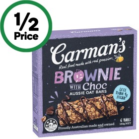 Carman%26rsquo%3Bs+Aussie+Oat+Bars+100-180g+Pk+5%2F6