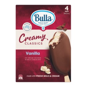 Bulla+Creamy+Classic+Sticks+360ml+Pk+4+%26ndash%3B+From+the+Freezer