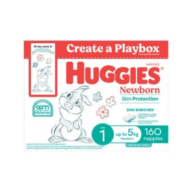 Huggies+Newborn+Nappies+Size+1+Pk+160