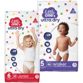 Little+One%26rsquo%3Bs+Ultra+Dry+Nappies+Pk+40-56