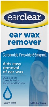 EarClear+Ear+Wax+Remover+12mL+Ear+Drops