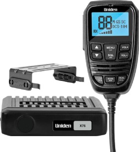 Uniden+5W+80CH+Heavy+Duty+Compact+UHF+CB+Radio+with+Remote+Speaker+Mic