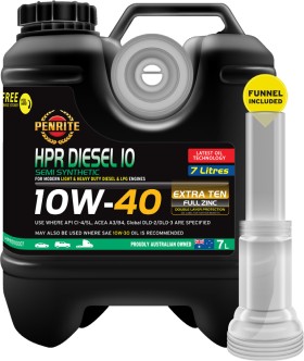 Penrite+HPR+Diesel+10+10W-40+7L