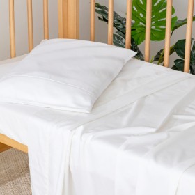 400-Thread-Count-Bamboo-Cotton-Cot-Sheet-Set-by-Habitat on sale