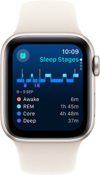 Apple+Watch+SE+GPS+40mm+Starlight+Case%2FSport+Band+S%2FM