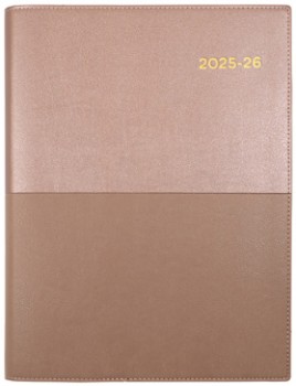 Collins+Debden+A5+Day+to+Page+FY25%2F26+Vanessa+Diary+-+Rose+Gold