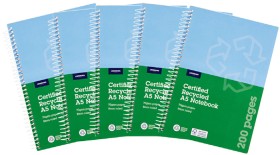 JBurrows-5-Pack-A5-200-Page-Notebooks on sale