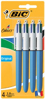 BIC-4-Colours-Ballpoint-Pens-4-Pack on sale