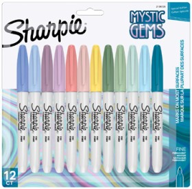 Sharpie-Assorted-Permanent-Markers-12-Pack-Mystic-Gems on sale