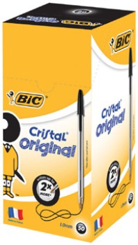 BIC+Cristal+Ballpoint+Pens+50+Pack+-+Black