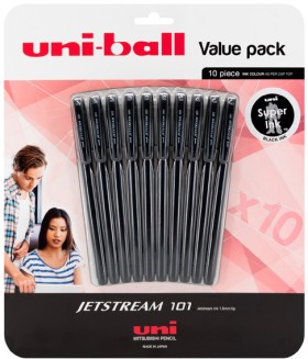 Uniball+Jetstream+101+Rollerball+Pens+10+Pack