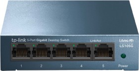 TP-Link+LS105G+5+Port+Desktop+Network+Switch