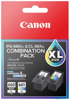 Canon+660XL+%26amp%3B+661XL+Ink+Cartridge+Combo+Pack