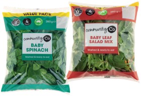 Community+Co+Baby+Leaf+Salad+Mix+or+Baby+Spinach+Big+Bag+260g