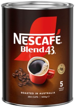 Nescaf%26eacute%3B+Blend+43+Instant+Coffee+500g+or+Gold+Original+400g+Selected+Varieties