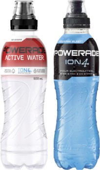 Powerade+Sports+Drink+or+Active+Water+600mL