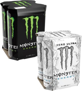 Monster+Energy+Drink+4x500mL