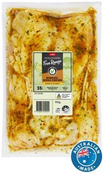 Coles+Free+Range+RSPCA+Approved+Chicken+Mango+%26amp%3B+Coconut+900g