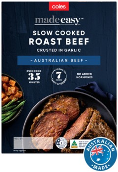 Coles+Made+Easy+Slow+Cooked+Roast+Beef+Crusted+in+Garlic+700g