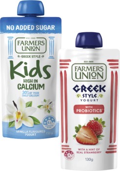 Farmers+Union+Greek+Style+or+No+Added+Sugar+Yogurt+Pouch+130g