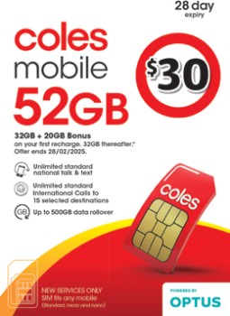 Coles+Mobile+%2430+Prepaid+SIM