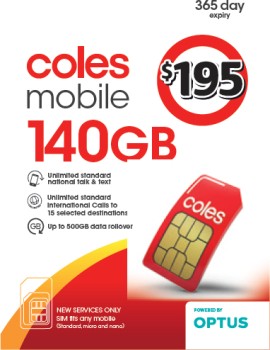 Coles+Mobile+%24195+Prepaid+SIM