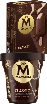 Streets+Magnum+Ice+Cream+Stick+4+Pack%2C+Mini+6+Pack+or+Tub+440mL+Selected+Varieties