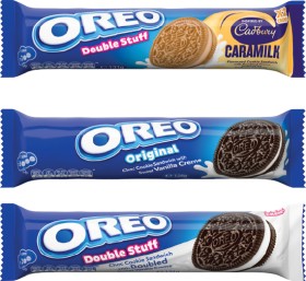 Oreo+Cookies+128g+or+Double+Stuff+131g+Selected+Varieties