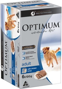 Optimum+Wet+Dog+Food+6x100g+Selected+Varieties