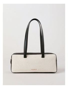 Marcs+Haiti+Shoulder+Bag+in+Vanilla%2FBlack