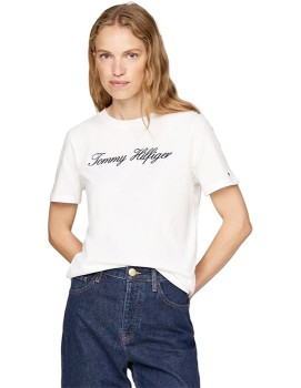 Tommy+Hilfiger+Script+Regular+Crew+Neck+Tee