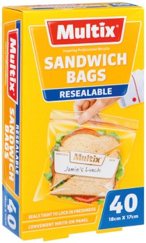 Multix+Resealable+Sandwich+Bags+40+Pack